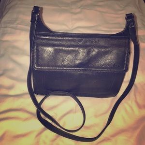 Small Vintage Leather Crossbody Fossil Purse